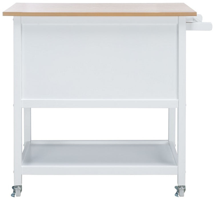 Daley 2 Drawer 2 Shelf Kitchen Cart/ White - Cool Stuff & Accessories