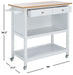 Daley 2 Drawer 2 Shelf Kitchen Cart/ White - Cool Stuff & Accessories