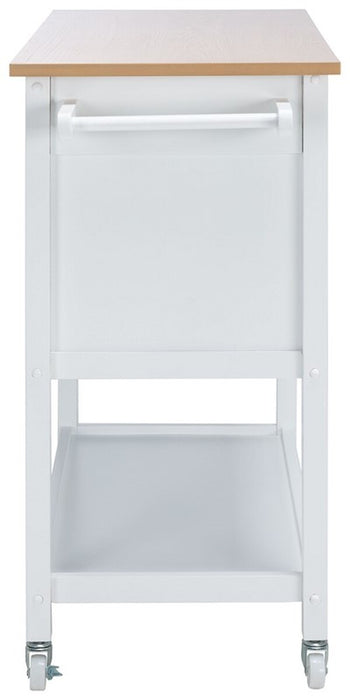 Daley 2 Drawer 2 Shelf Kitchen Cart/ White - Cool Stuff & Accessories