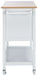 Daley 2 Drawer 2 Shelf Kitchen Cart/ White - Cool Stuff & Accessories