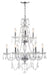 AURA 9 LIGHT 26 INCH DIA ADJUSTABLE BEADED CHANDELIER - Cool Stuff & Accessories