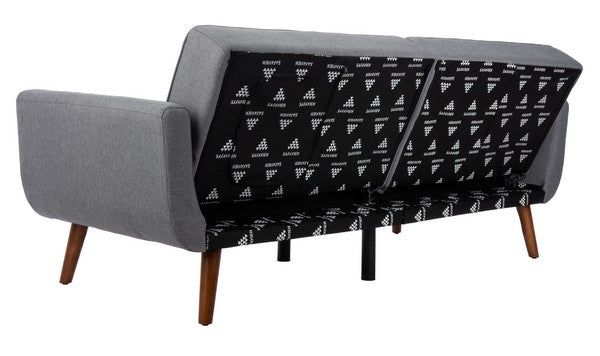 Bushwick Foldable Futon Bed/Stone/Brown