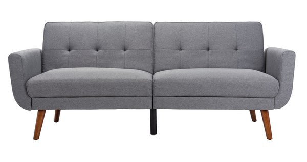 Bushwick Foldable Futon Bed/Stone/Brown