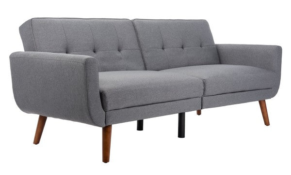 Bushwick Foldable Futon Bed/Stone/Brown