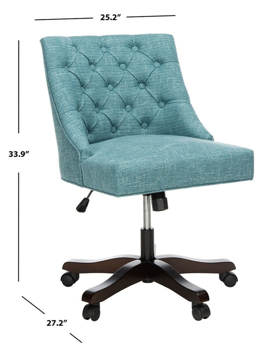 Soho Tufted Linen Swivel Desk Chair - Cool Stuff & Accessories