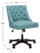 Soho Tufted Linen Swivel Desk Chair - Cool Stuff & Accessories