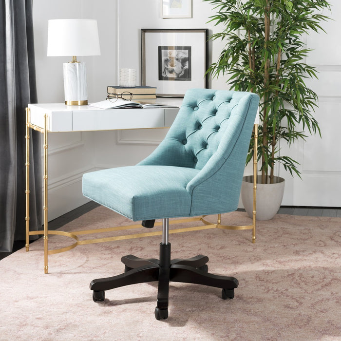 Soho Tufted Linen Swivel Desk Chair - Cool Stuff & Accessories