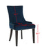 Lester 19''h Dining Chair (Set Of 2) - Silver Nail Heads/Navy - Cool Stuff & Accessories
