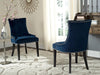 Lester 19''h Dining Chair (Set Of 2) - Silver Nail Heads/Navy - Cool Stuff & Accessories