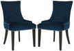Lester 19''h Dining Chair (Set Of 2) - Silver Nail Heads/Navy - Cool Stuff & Accessories