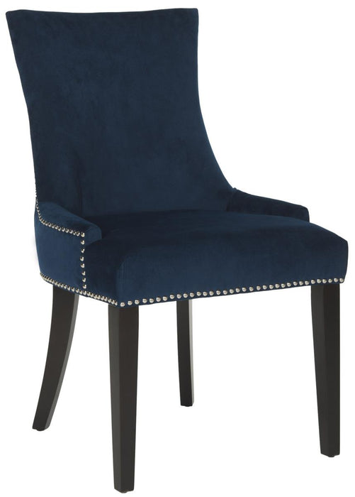 Lester 19''h Dining Chair (Set Of 2) - Silver Nail Heads/Navy - Cool Stuff & Accessories