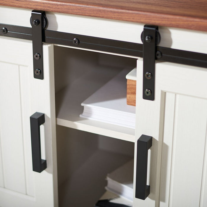 Braelynn 2 Shelf 2 Door Media Stand - Cool Stuff & Accessories