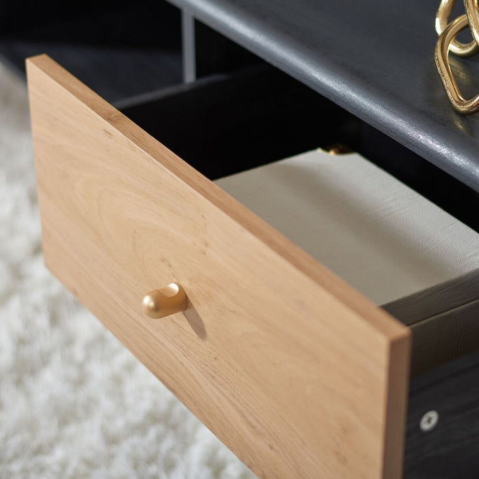 Beatrix 2 Drawer 1 Shelf Media Stand - Cool Stuff & Accessories