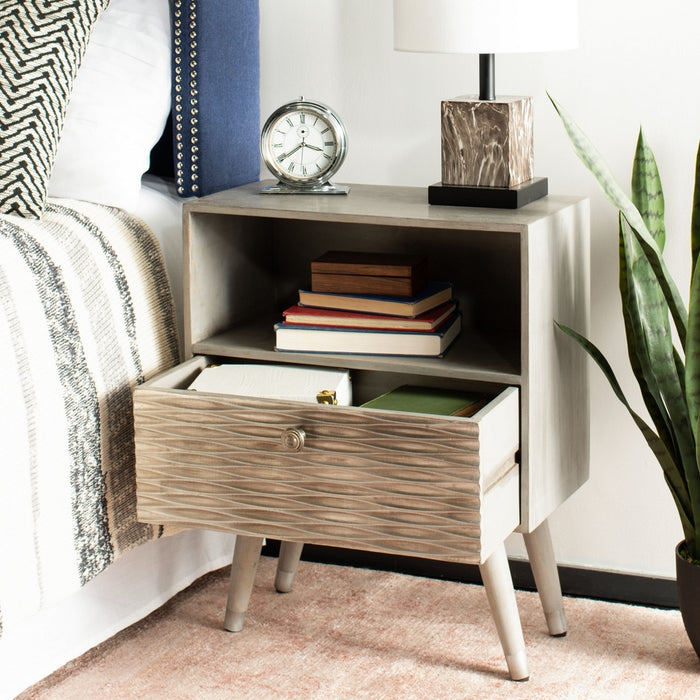 Brandy Textured Nightstand - Cool Stuff & Accessories