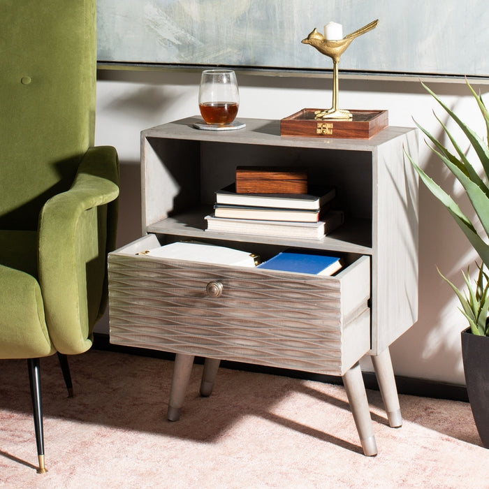 Brandy Textured Nightstand - Cool Stuff & Accessories