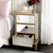 Giana 3 Drawer Mirrored Nightstand - Cool Stuff & Accessories