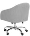 Themis Linen Chrome Leg Swivel Office Chair - Cool Stuff & Accessories