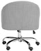 Themis Linen Chrome Leg Swivel Office Chair - Cool Stuff & Accessories