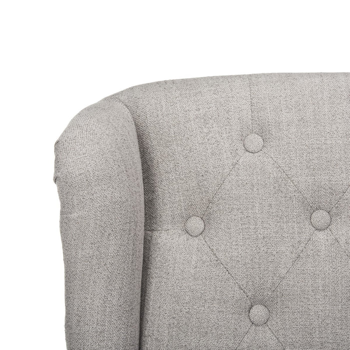 Ian Linen Chrome Leg Swivel Office Chair - Cool Stuff & Accessories