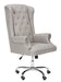 Ian Linen Chrome Leg Swivel Office Chair - Cool Stuff & Accessories