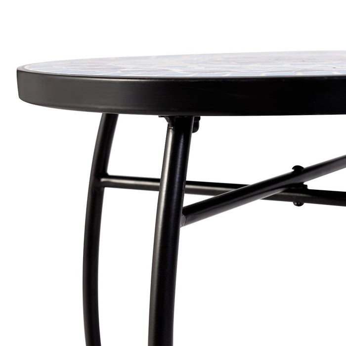 Outdoor Indoor Steel Accent Plant Stand Cobalt Table - Cool Stuff & Accessories