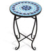 Outdoor Indoor Steel Accent Plant Stand Cobalt Table - Cool Stuff & Accessories