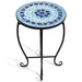 Outdoor Indoor Steel Accent Plant Stand Cobalt Table - Cool Stuff & Accessories