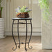 Outdoor Indoor Steel Accent Plant Stand Cobalt Table - Cool Stuff & Accessories