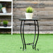 Outdoor Indoor Steel Accent Plant Stand Cobalt Table - Cool Stuff & Accessories