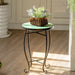 Outdoor Indoor Steel Accent Plant Stand Cobalt Table - Cool Stuff & Accessories