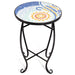Outdoor Indoor Steel Accent Plant Stand Cobalt Table - Cool Stuff & Accessories
