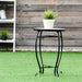 Outdoor Indoor Steel Accent Plant Stand Cobalt Table - Cool Stuff & Accessories