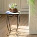 Outdoor Indoor Steel Accent Plant Stand Cobalt Table - Cool Stuff & Accessories