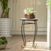 Outdoor Indoor Steel Accent Plant Stand Cobalt Table - Cool Stuff & Accessories