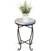Outdoor Indoor Steel Accent Plant Stand Cobalt Table - Cool Stuff & Accessories