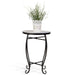 Outdoor Indoor Steel Accent Plant Stand Cobalt Table - Cool Stuff & Accessories