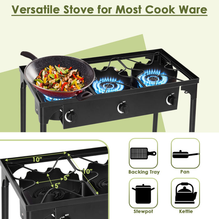 BBQ Grill 3 Burner Gas Cooker