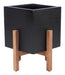 Borsla Black Planter - Cool Stuff & Accessories