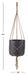 Peltria Black Hanging Planter/Black - Cool Stuff & Accessories