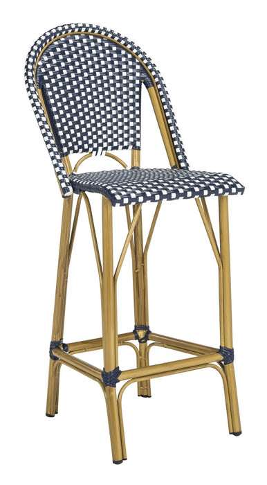 Ford Indoor Outdoor French Bistro Bar Stool/Navy - Cool Stuff & Accessories