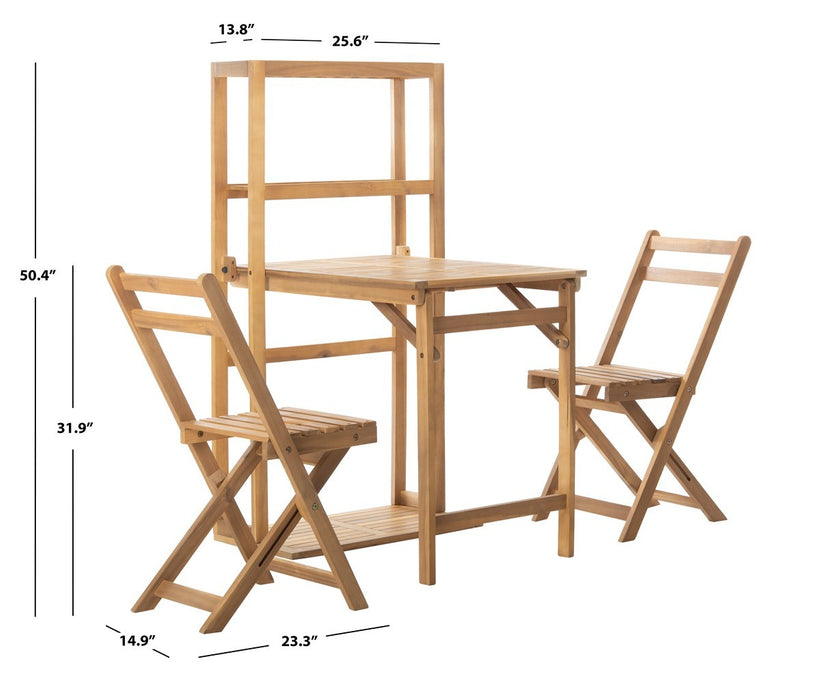 Griffen Balcony Dining Cabinet Set/Natural - Cool Stuff & Accessories