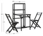 Griffen Balcony Dining Cabinet Set/Ash Grey - Cool Stuff & Accessories