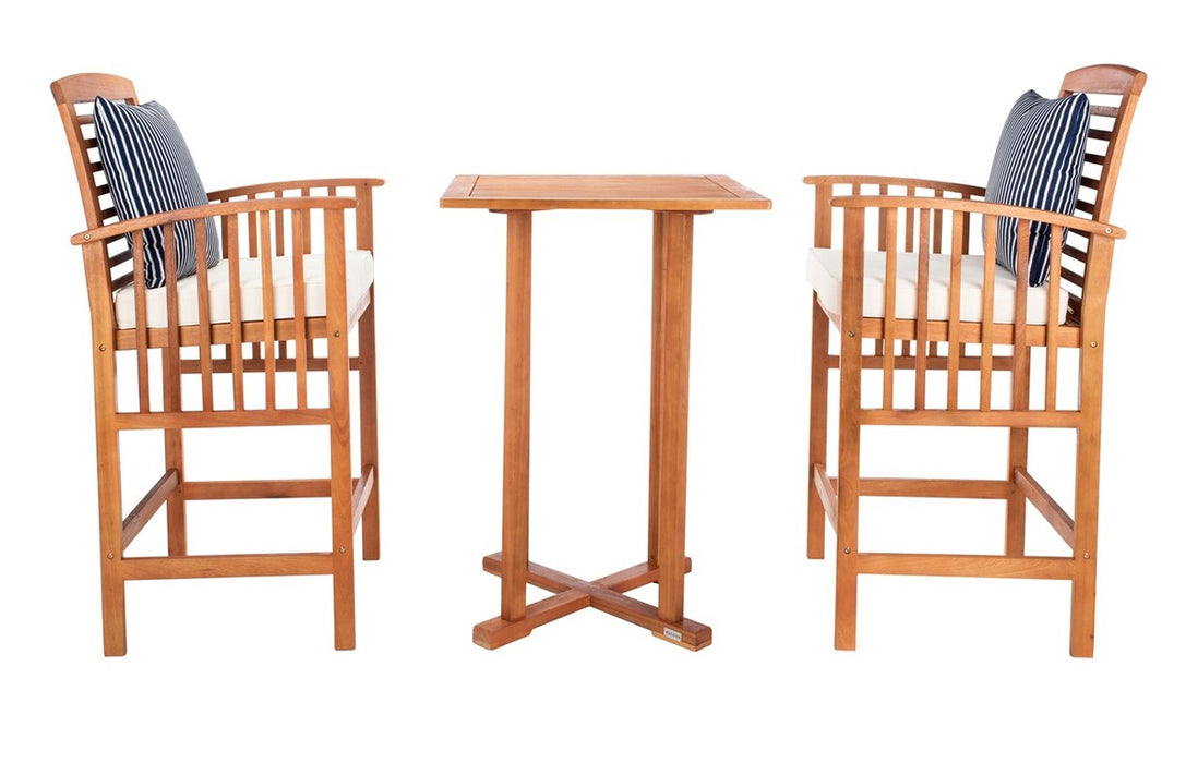 Pate 3 Piece Bar 39.8-inch H Table Bistro Set - Cool Stuff & Accessories
