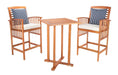 Pate 3 Piece Bar 39.8-inch H Table Bistro Set - Cool Stuff & Accessories