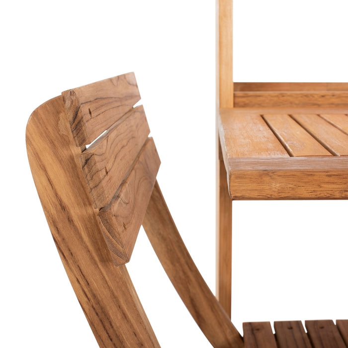 Barley Flower Shelf 3 Piece Bistro Set - Cool Stuff & Accessories