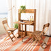 Barley Flower Shelf 3 Piece Bistro Set - Cool Stuff & Accessories