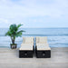 Pramla Outdoor Sette With Ottoman/Black - Cool Stuff & Accessories