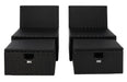 Pramla Outdoor Sette With Ottoman/Black - Cool Stuff & Accessories