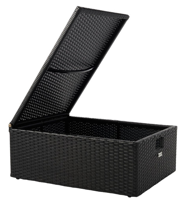 Pramla Outdoor Sette With Ottoman/Black - Cool Stuff & Accessories