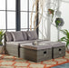 Pramla Outdoor Sette With Ottoman/Grey - Cool Stuff & Accessories